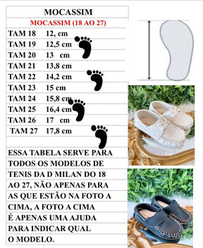 Calçado Mocassim D Milan Branco - Praticidade e Estilo para o Dia a Dia | Bebeloo Kids