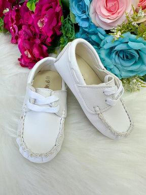Calçado Mocassim D Milan Branco Modelo 2 - Praticidade e Estilo para o Dia a Dia | Bebeloo Kids