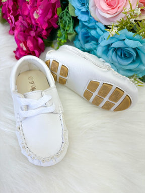 Calçado Mocassim D Milan Branco Modelo 2 - Praticidade e Estilo para o Dia a Dia | Bebeloo Kids