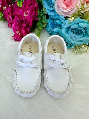 Calçado Mocassim D Milan Branco Modelo 2 - Praticidade e Estilo para o Dia a Dia | Bebeloo Kids