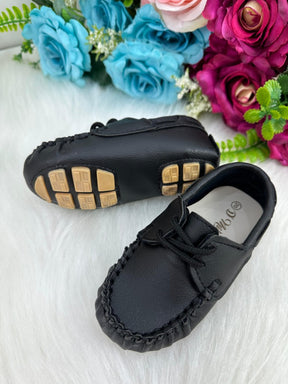 Calçado Mocassim D Milan Preto Cadarço - Praticidade e Estilo para o Dia a Dia | Bebeloo Kids