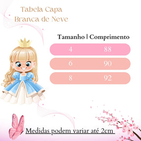 Capa Branca de Neve Vermelha - Qualidade e Cuidado para os Pequenos | Bebeloo Kids