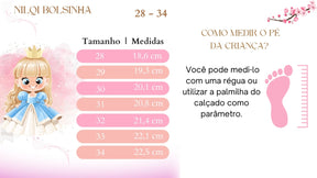 Bota/Coturno Nilqi Malu Bolsinha Cano Alto Preta - Qualidade e Cuidado para os Pequenos | Bebeloo Kids