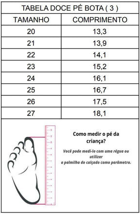Coturno - Bota Doce Pe Lili Dourada - Qualidade e Cuidado para os Pequenos | Bebeloo Kids