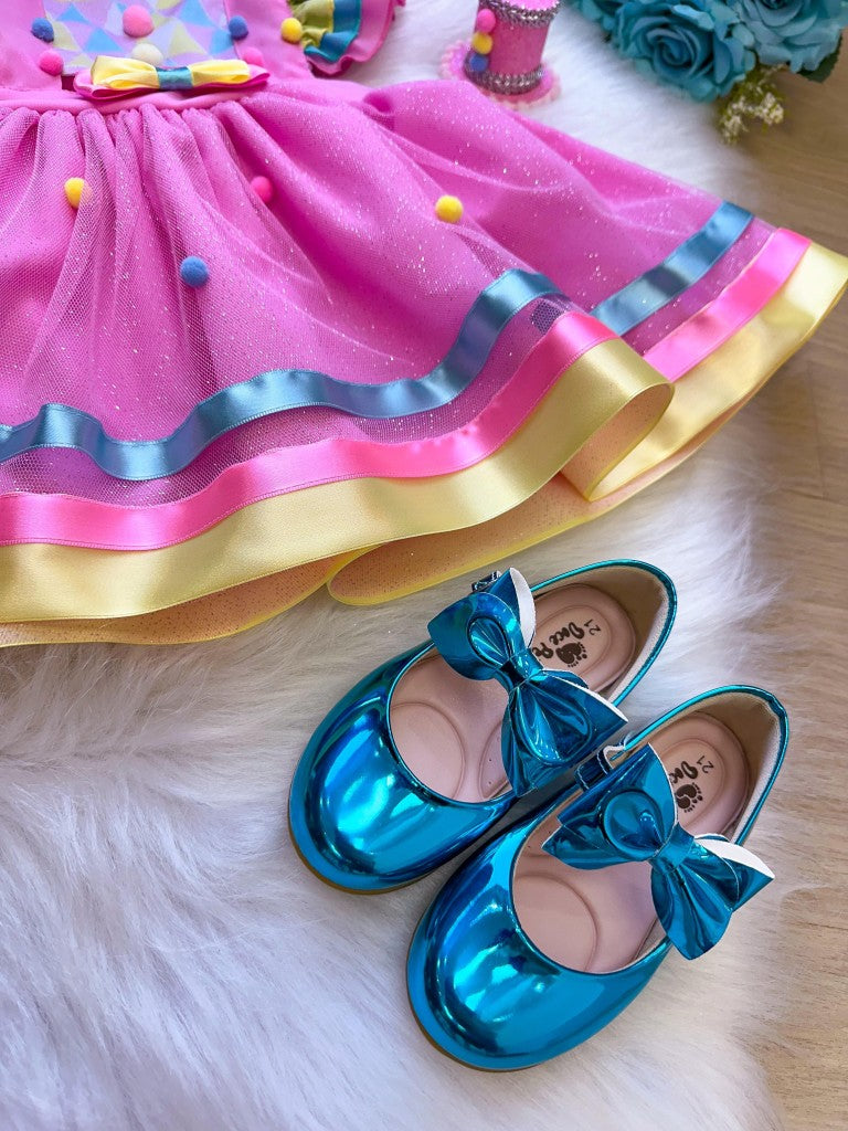 Romper/Vestido Princesa Circo -Doces -Doceria - Candy Rosa - Leveza e Elegância para Meninas | Bebeloo Kids