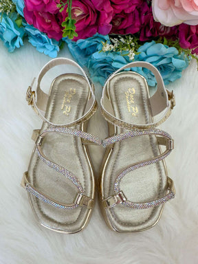 Sandália Doce Pe Verniz Dourada Lilia - Conforto e Estilo para os Pezinhos | Bebeloo Kids