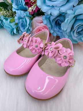 Sapatilha Bruninha Flores Rosa - Leveza e Charme para os Pezinhos | Bebeloo Kids