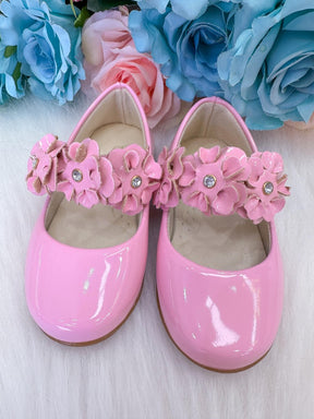 Sapatilha Bruninha Flores Rosa - Leveza e Charme para os Pezinhos | Bebeloo Kids