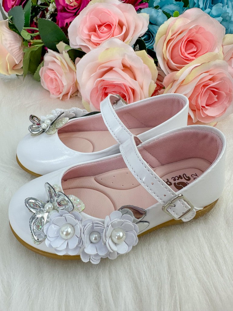Sapatilha Doce Pe Juju Jardim Encantado Branco - Leveza e Charme para os Pezinhos | Bebeloo Kids