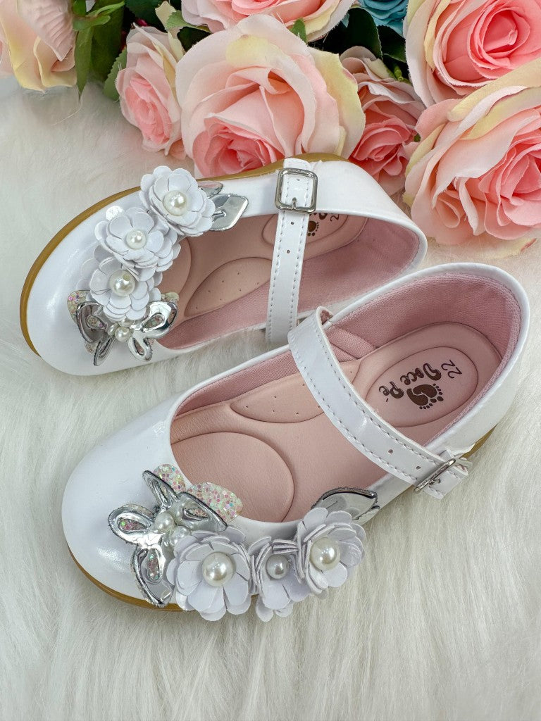 Sapatilha Doce Pe Juju Jardim Encantado Branco - Leveza e Charme para os Pezinhos | Bebeloo Kids