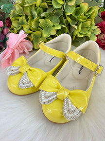 Sapatilha Flor Di MIla Carol Amarelo - Leveza e Charme para os Pezinhos | Bebeloo Kids