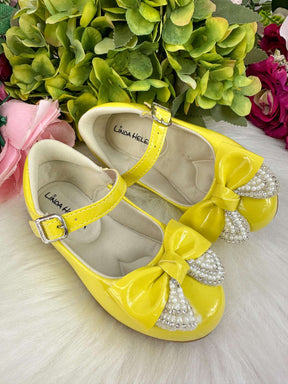Sapatilha Flor Di MIla Carol Amarelo - Leveza e Charme para os Pezinhos | Bebeloo Kids