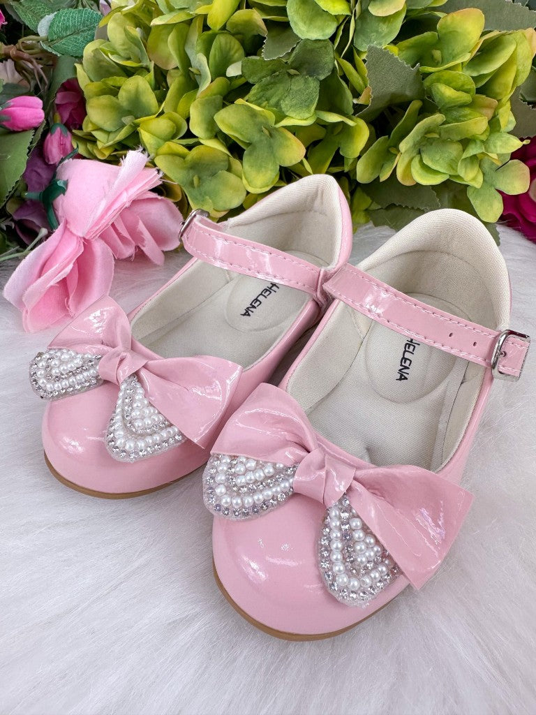 Sapatilha Flor Di MIla Carol Rosa Bebe - Leveza e Charme para os Pezinhos | Bebeloo Kids