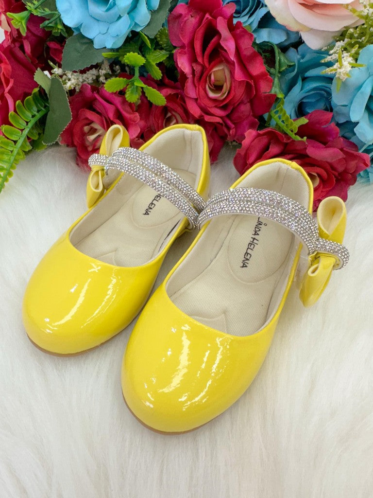 Sapatilha Flor Di MIla Maya Amarela - Leveza e Charme para os Pezinhos | Bebeloo Kids