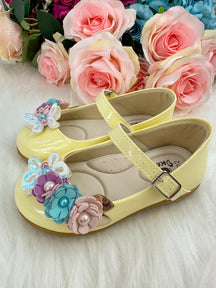 Sapatilha Doce Pe Juju Jardim Encantado Amarela - Leveza e Charme para os Pezinhos | Bebeloo Kids