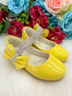 Sapatilha Flor Di MIla Maya Amarela - Leveza e Charme para os Pezinhos | Bebeloo Kids