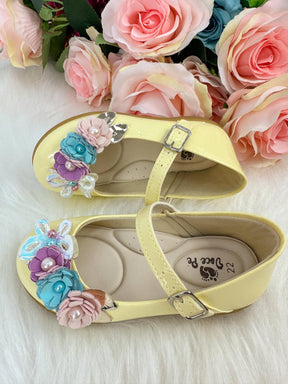 Sapatilha Doce Pe Juju Jardim Encantado Amarela - Leveza e Charme para os Pezinhos | Bebeloo Kids
