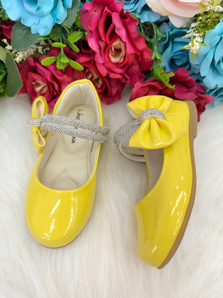 Sapatilha Flor Di MIla Maya Amarela - Leveza e Charme para os Pezinhos | Bebeloo Kids