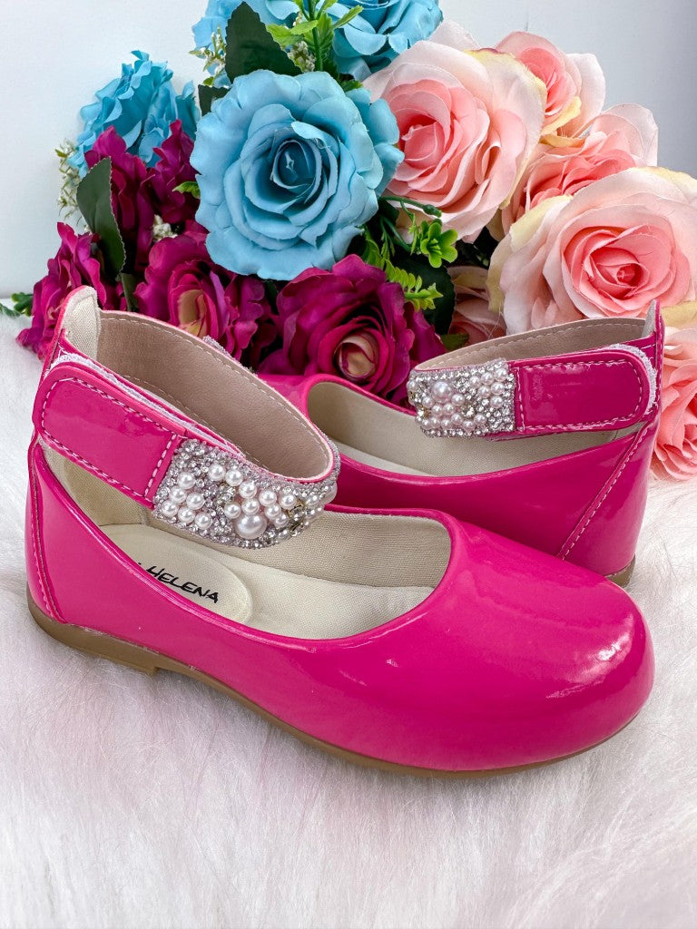Sapatilha Flor di Mila Pink "Perolas" Luxo - Leveza e Charme para os Pezinhos | Bebeloo Kids