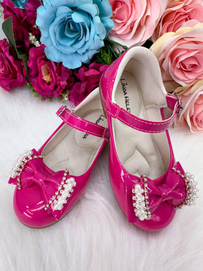 Sapatilha Flor di Mila Pink Perolas Neide - Leveza e Charme para os Pezinhos | Bebeloo Kids