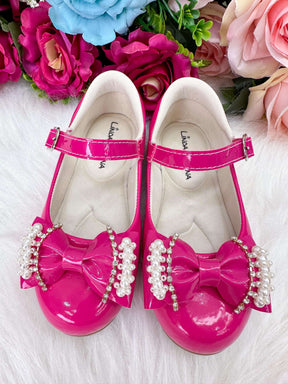 Sapatilha Flor di Mila Pink Perolas Neide - Leveza e Charme para os Pezinhos | Bebeloo Kids