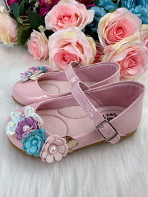 Sapatilha Doce Pe Juju Jardim Encantado Rosa - Leveza e Charme para os Pezinhos | Bebeloo Kids