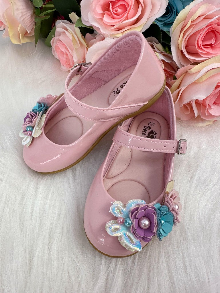 Sapatilha Doce Pe Juju Jardim Encantado Rosa - Leveza e Charme para os Pezinhos | Bebeloo Kids