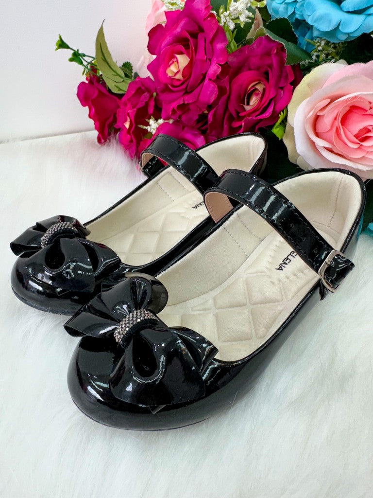 Sapatilha Flor Di Mila Rubia Saltinho Preta - Leveza e Charme para os Pezinhos | Bebeloo Kids