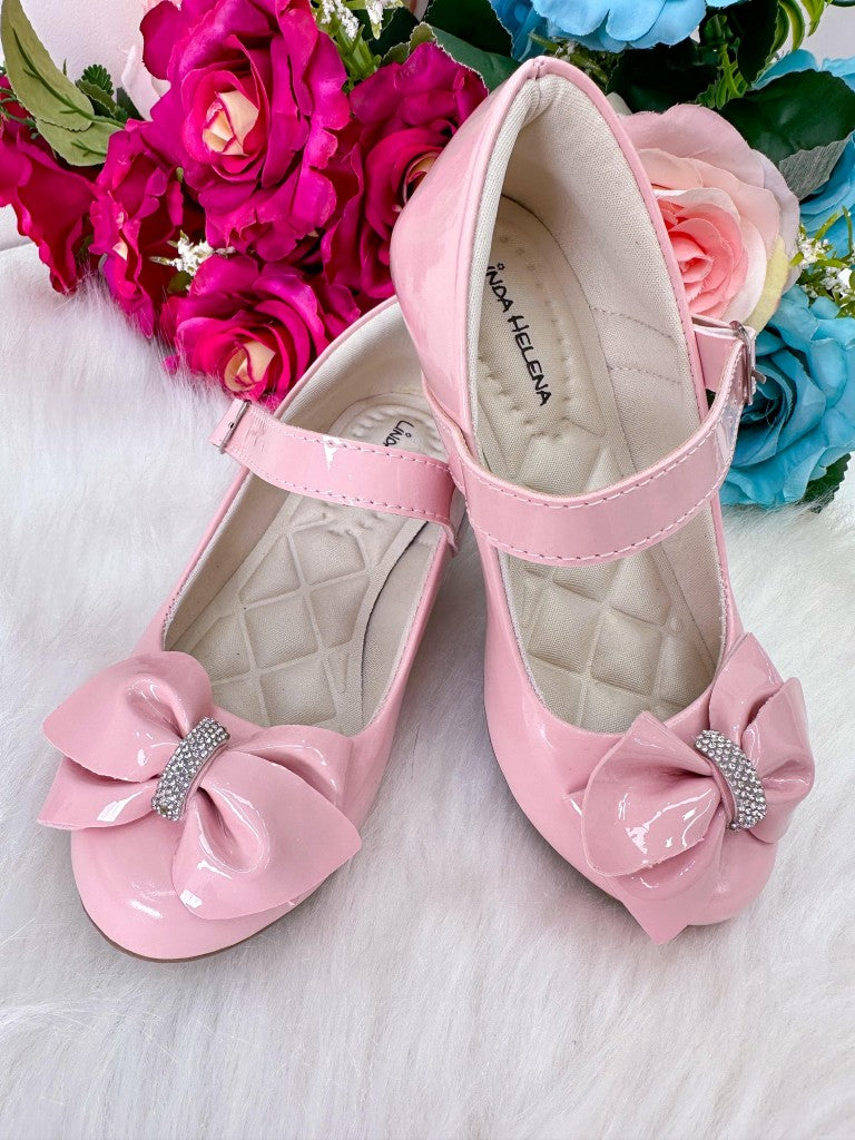 Sapatilha Flor Di Mila Rubia Saltinho Rosa Bebe - Leveza e Charme para os Pezinhos | Bebeloo Kids