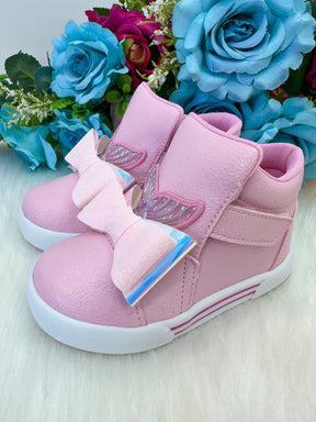 Tênis Bota Encanto de Criança Sereia/Ariel Rosa - Conforto e Liberdade para Brincar | Bebeloo Kids