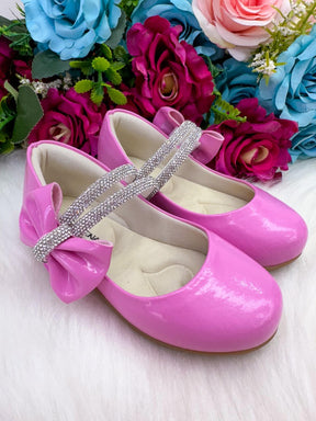 Sapatilha Flor Di MIla Maya Rosa Chiclete - Leveza e Charme para os Pezinhos | Bebeloo Kids