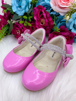 Sapatilha Flor Di MIla Maya Rosa Chiclete - Leveza e Charme para os Pezinhos | Bebeloo Kids