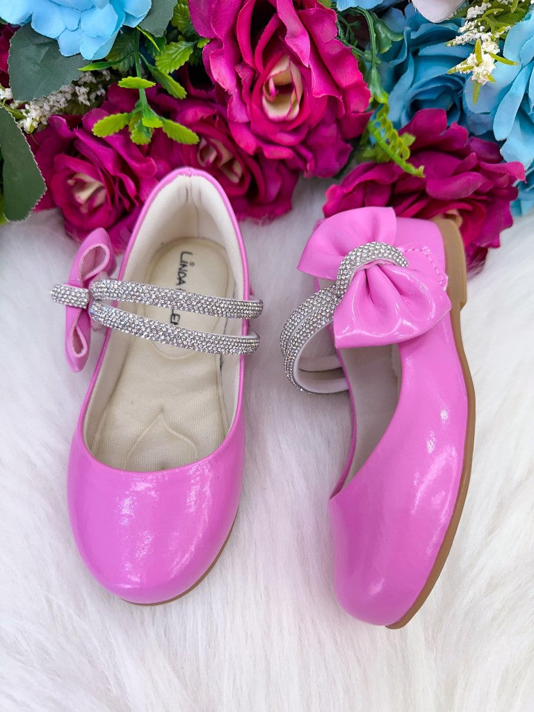 Sapatilha Flor Di MIla Maya Rosa Chiclete - Leveza e Charme para os Pezinhos | Bebeloo Kids