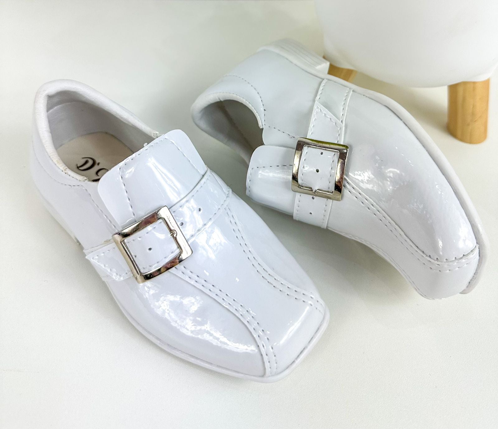Sapato Social D Milan Branco - Elegância para Momentos Especiais | Bebeloo Kids