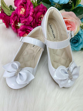 Sapatilha Flor Di Mila Rubia Saltinho Branco - Leveza e Charme para os Pezinhos | Bebeloo Kids