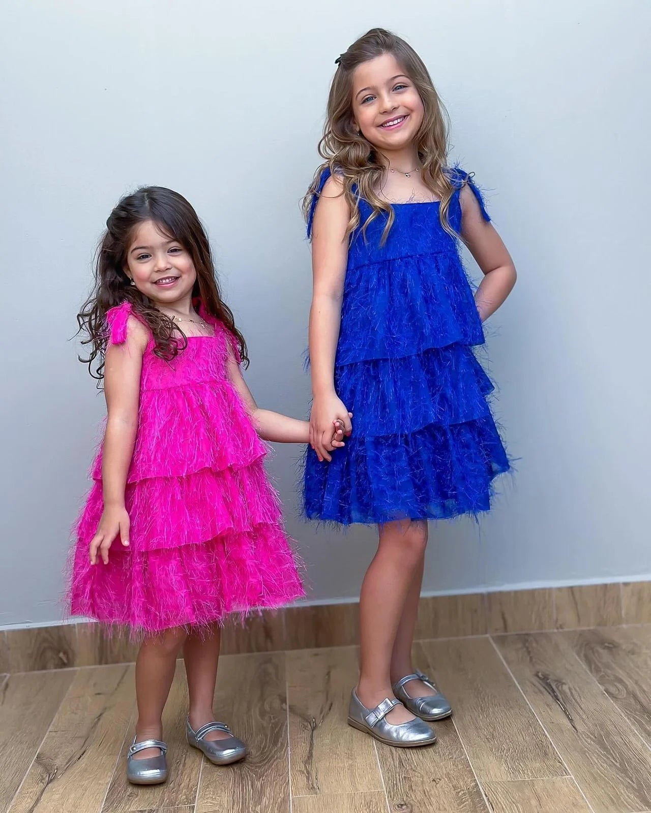 Vestido Banana Club Vitoria Azul Royal - Leveza e Elegância para Meninas | Bebeloo Kids