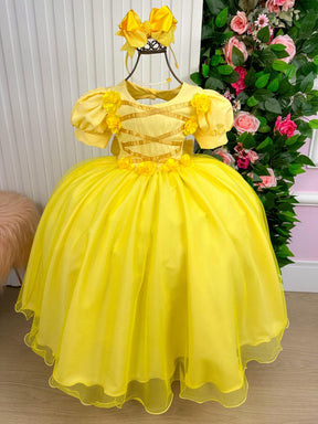Vestido Bella Child/Fantasia Longa A Bela e a Fera - Leveza e Elegância para Meninas | Bebeloo Kids