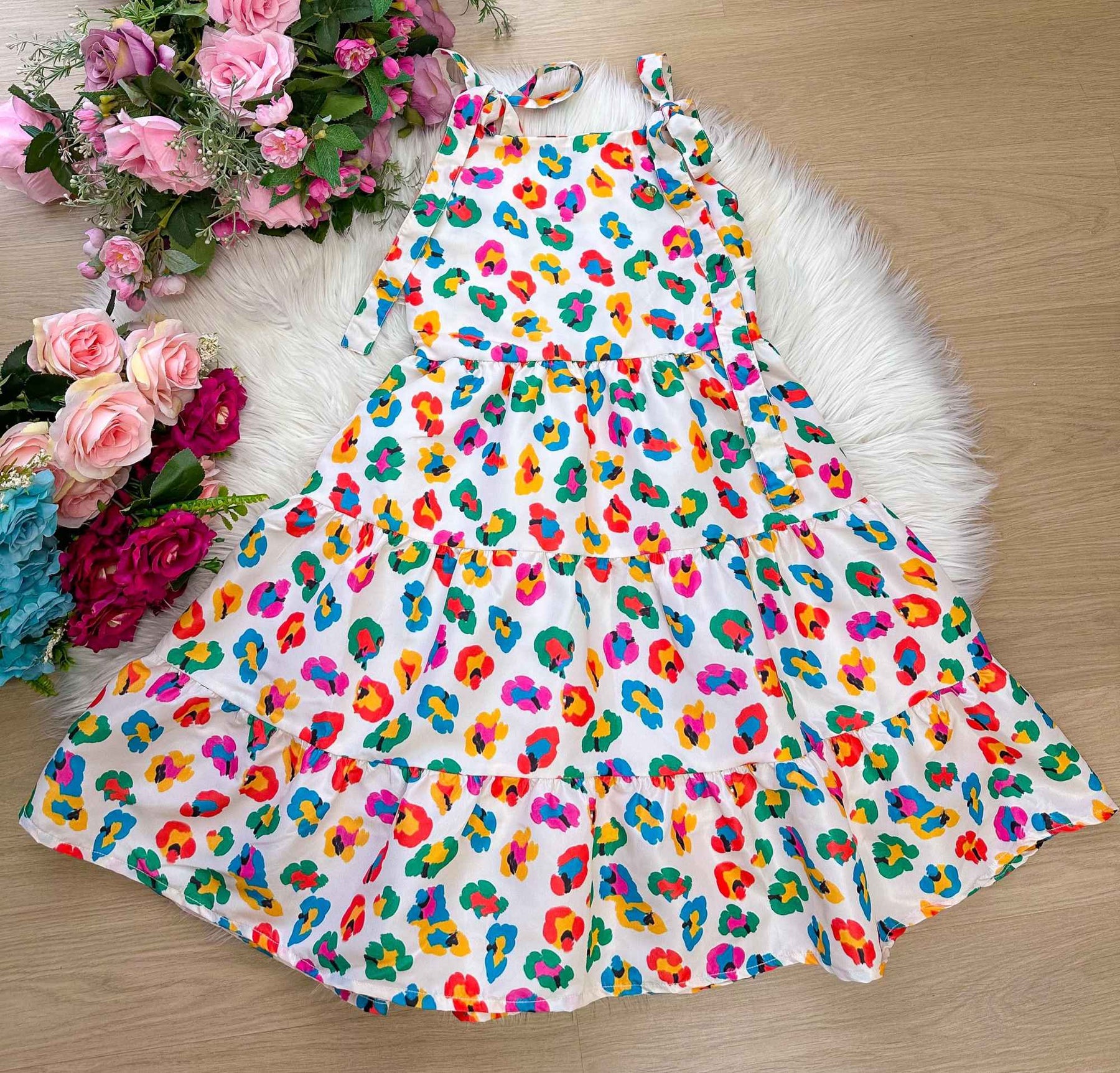 Vestido Blogueirinha Mãe e Filha Nina Off - Leveza e Elegância para Meninas | Bebeloo Kids