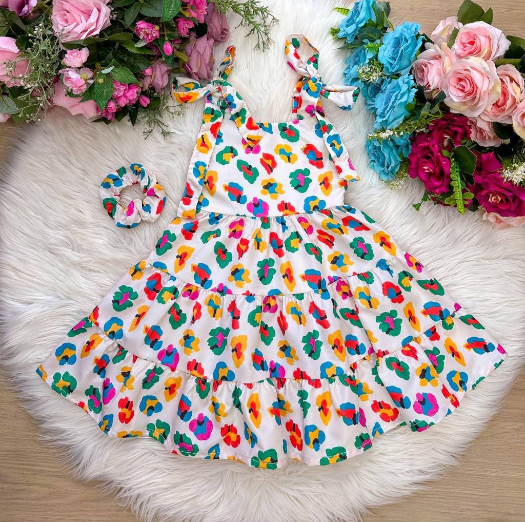 Vestido Blogueirinha Mãe e Filha Nina Off - Leveza e Elegância para Meninas | Bebeloo Kids