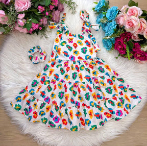 Vestido Blogueirinha Mãe e Filha Nina Off - Leveza e Elegância para Meninas | Bebeloo Kids