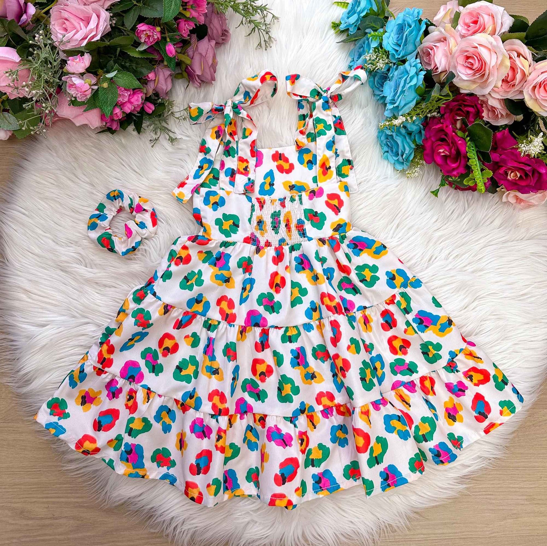 Vestido Blogueirinha Mãe e Filha Nina Off - Leveza e Elegância para Meninas | Bebeloo Kids