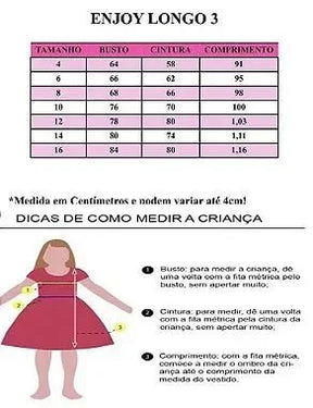 Vestido Enjoy Longo Laura Rosa Bebê Rendado - Leveza e Elegância para Meninas | Bebeloo Kids