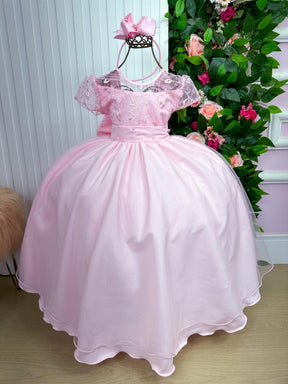 Vestido Giovanella/Giovanela Mariza Longo Rosa Bebe - Leveza e Elegância para Meninas | Bebeloo Kids