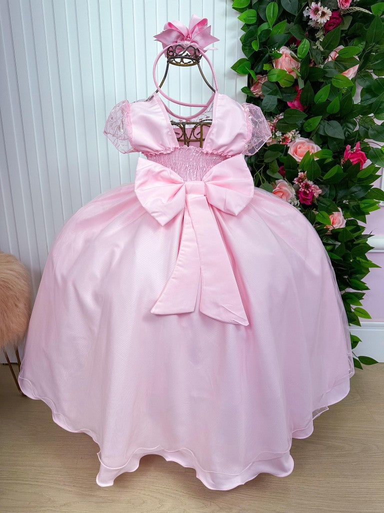 Vestido Giovanella/Giovanela Mariza Longo Rosa Bebe - Leveza e Elegância para Meninas | Bebeloo Kids