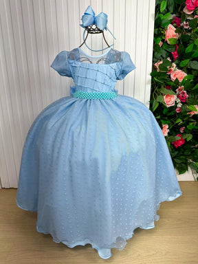 Vestido Giovanella/Giovanela Sonia Longo Azul Bebe - Leveza e Elegância para Meninas | Bebeloo Kids