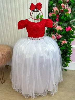 Vestido Enjoy Longo Mari Peito Vermelho - Leveza e Elegância para Meninas | Bebeloo Kids