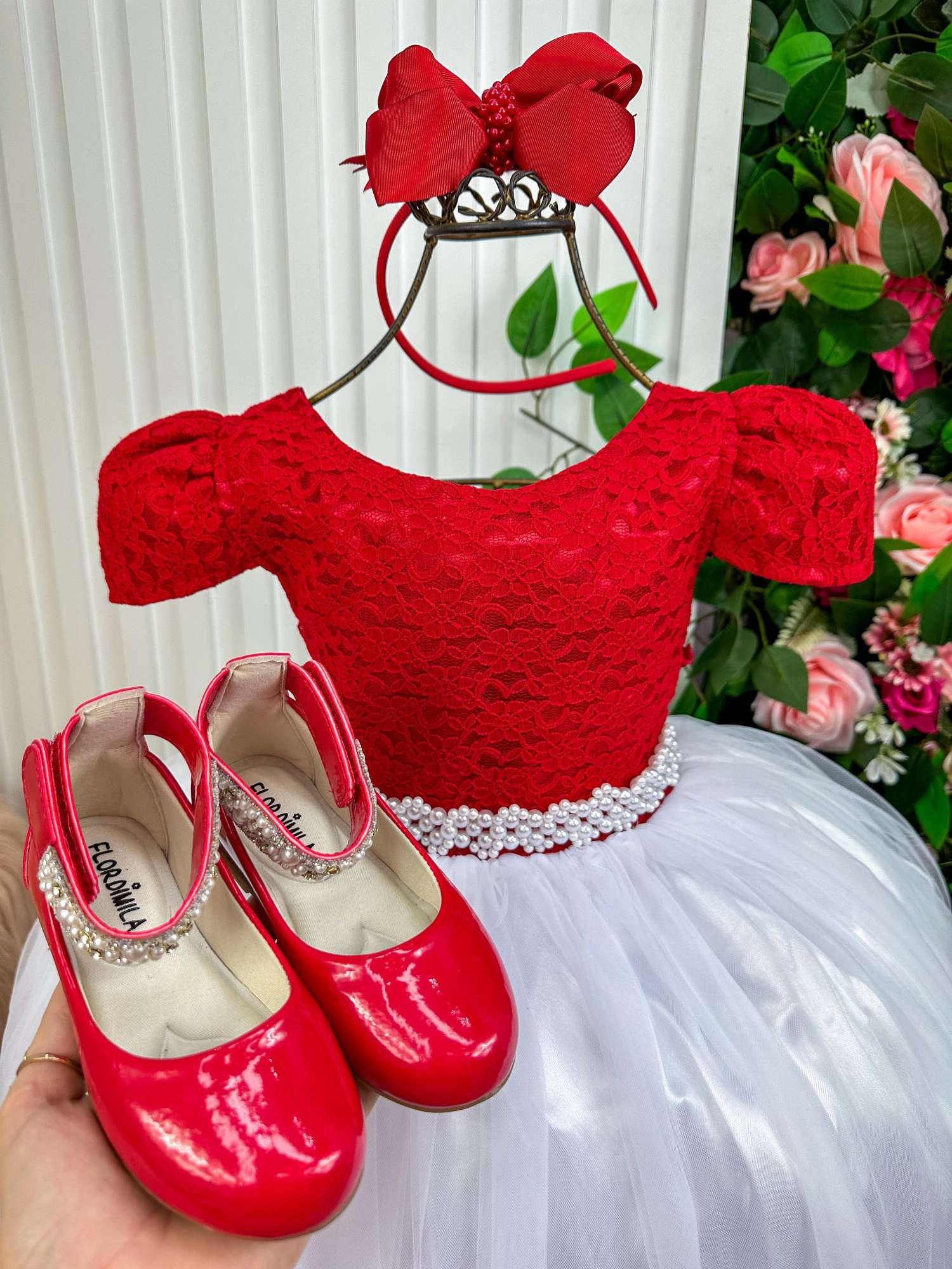 Vestido Enjoy Longo Mari Peito Vermelho - Leveza e Elegância para Meninas | Bebeloo Kids