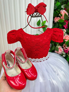Vestido Enjoy Longo Mari Peito Vermelho - Leveza e Elegância para Meninas | Bebeloo Kids