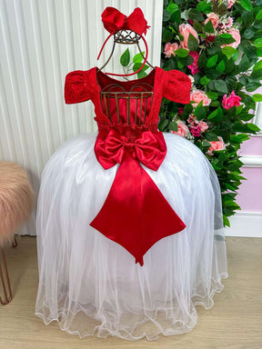Vestido Enjoy Longo Mari Peito Vermelho - Leveza e Elegância para Meninas | Bebeloo Kids