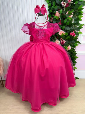 Vestido Giovanella/Giovanela Mariza Longo Pink - Leveza e Elegância para Meninas | Bebeloo Kids